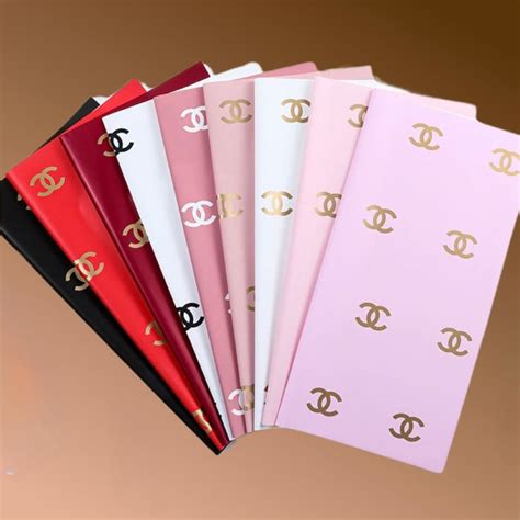 chanel floral wrapping paper.